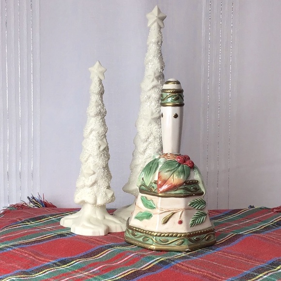 🎄 FITZ And FLOYD Classics ‘Winter Wonderland’ Bell 🔔 - Picture 8 of 8